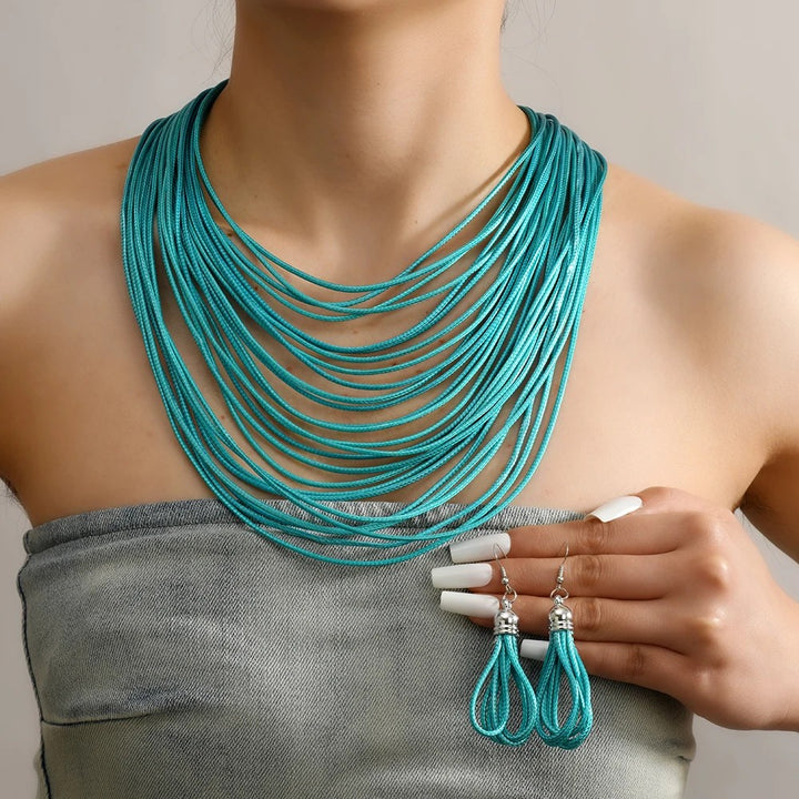 Cascade Cord Choker Set