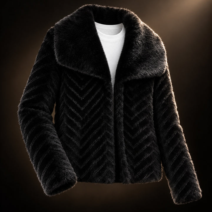 Chevron Plush Fur Jacket — ce_soul_s3_01