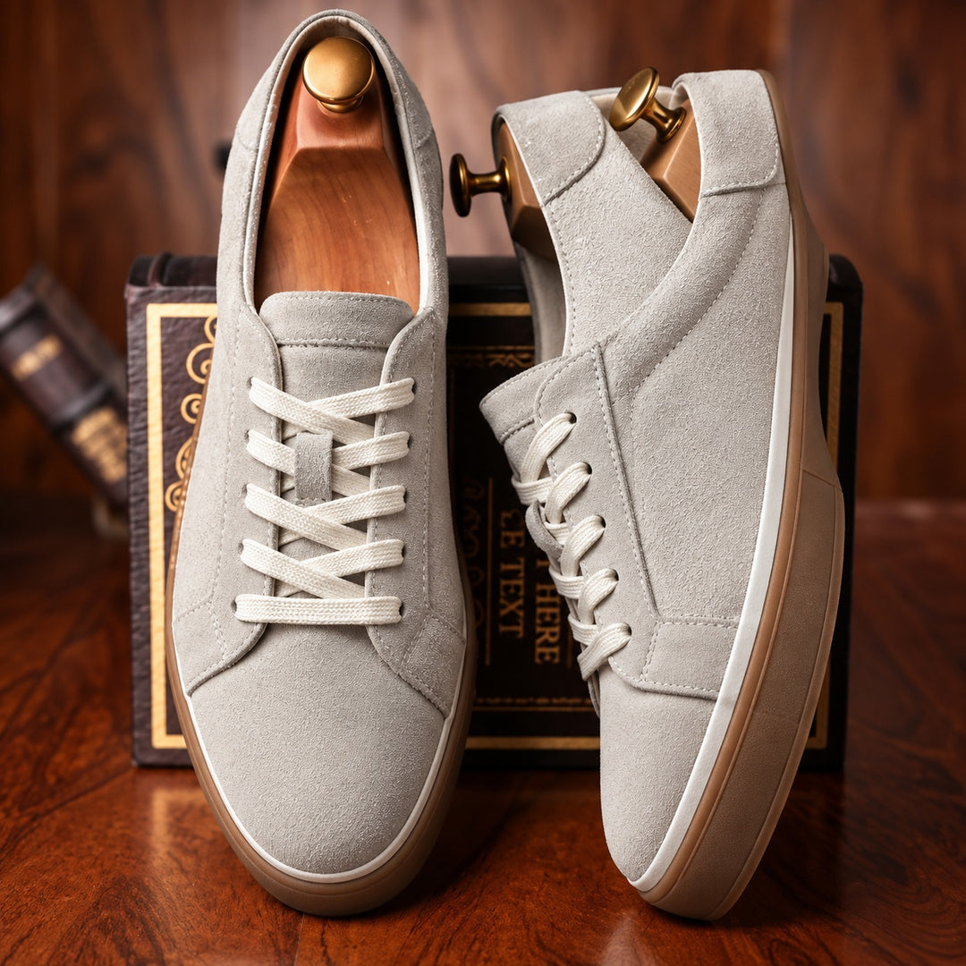 Cobbler Suede Sneakers — ce_angle_01