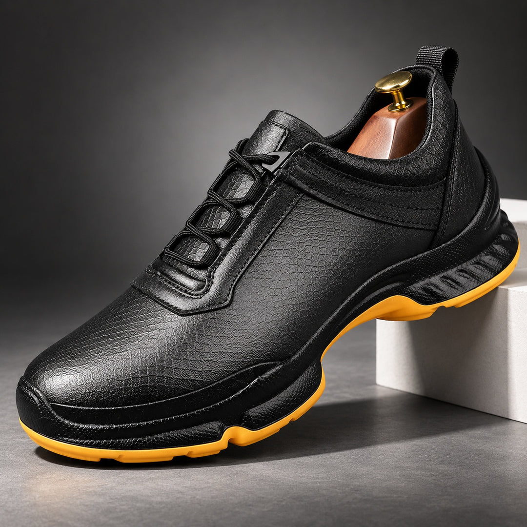 Cobblestone Leather Trainers — ce_angle_01
