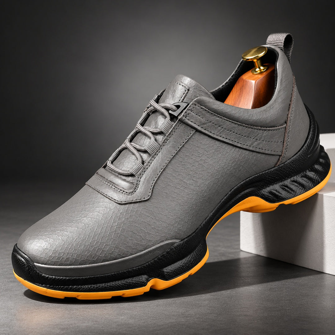 Cobblestone Leather Trainers — ce_angle_01
