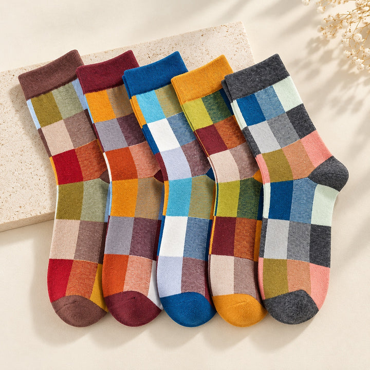 Colorblock Combed Cotton Socks — ce_metastatic_01