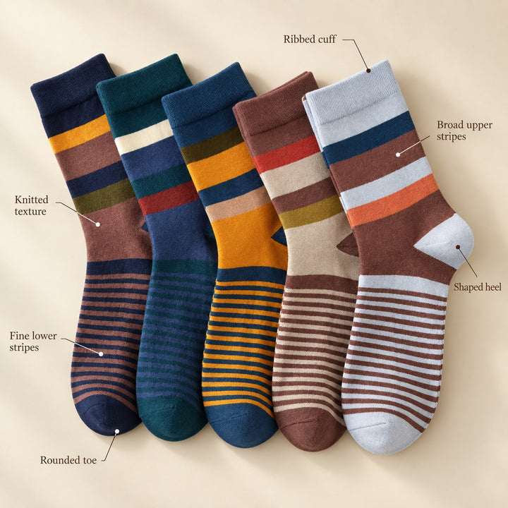 Colorblock Combed Cotton Socks — ce_metastatic_01
