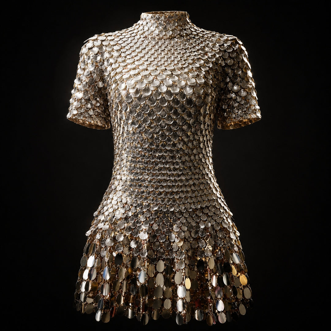 Conchiglia Shell-Sequin Mini Dress — ce_metastatic_03