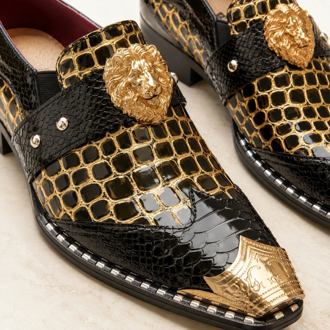 Criniera Lion-Crest Loafers — ce_metastatic_01