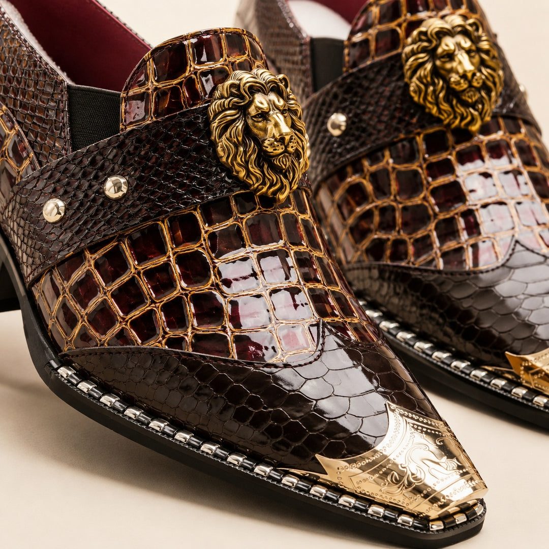Criniera Lion-Crest Loafers — ce_metastatic_01