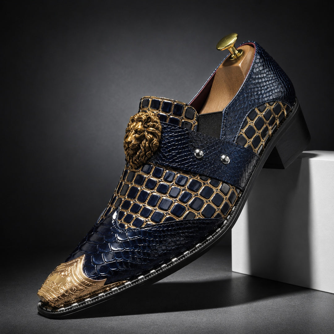 Criniera Lion-Crest Loafers — ce_angle_01