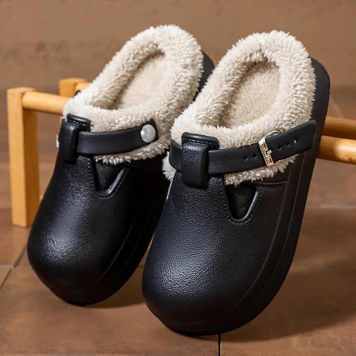 Cottage Buckle Clog Slippers