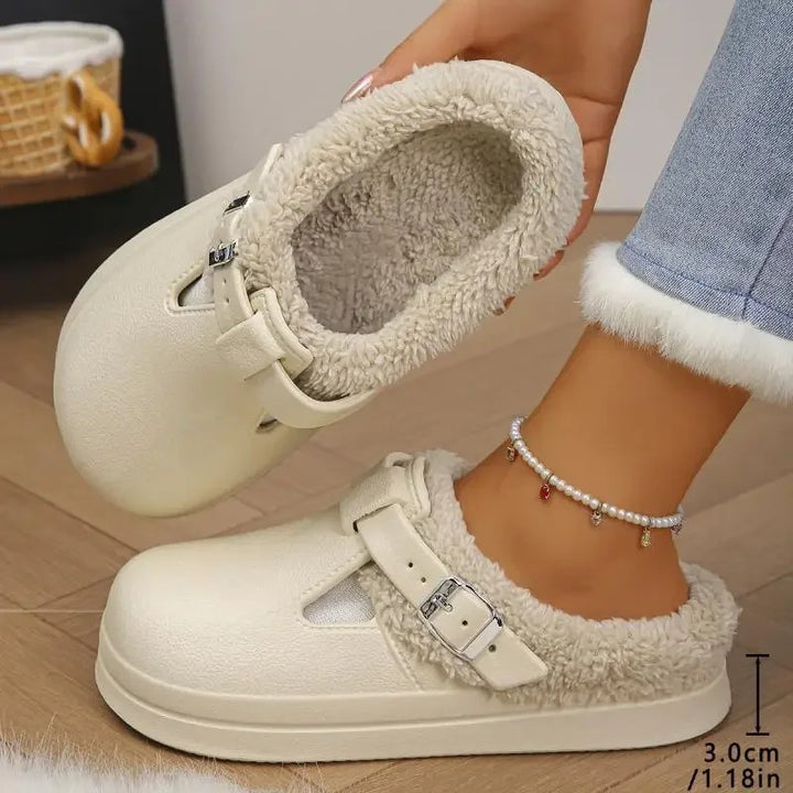 Cottage Buckle Clog Slippers