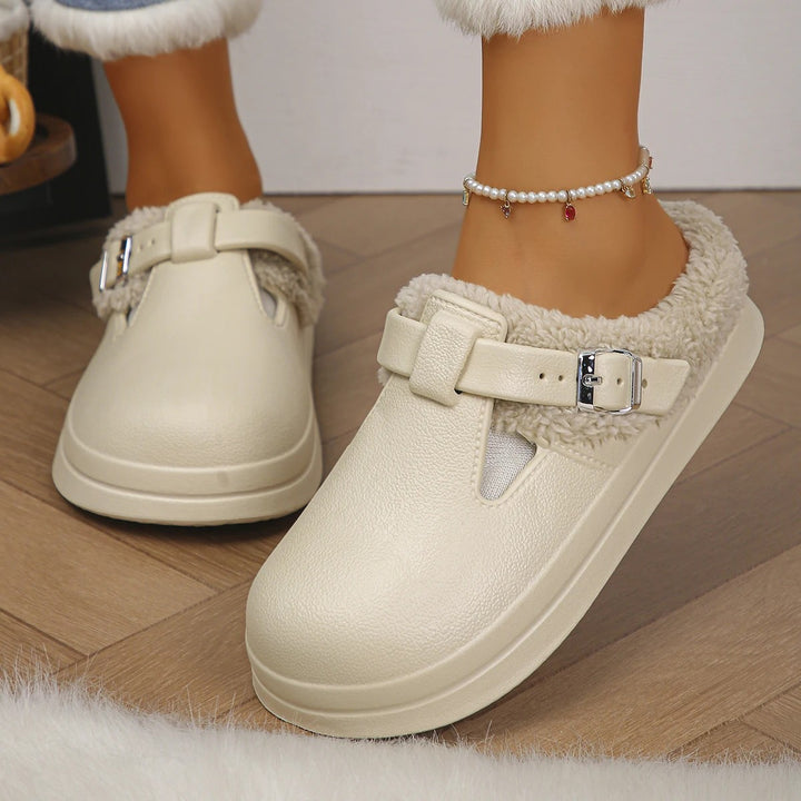 Cottage Buckle Clog Slippers