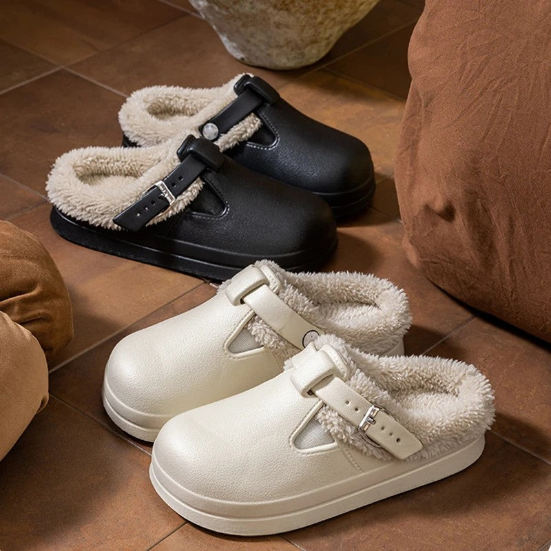 Cottage Buckle Clog Slippers
