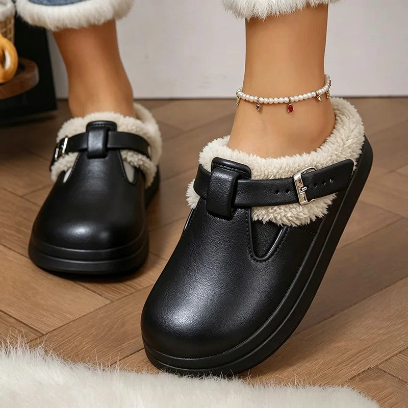 Cottage Buckle Clog Slippers
