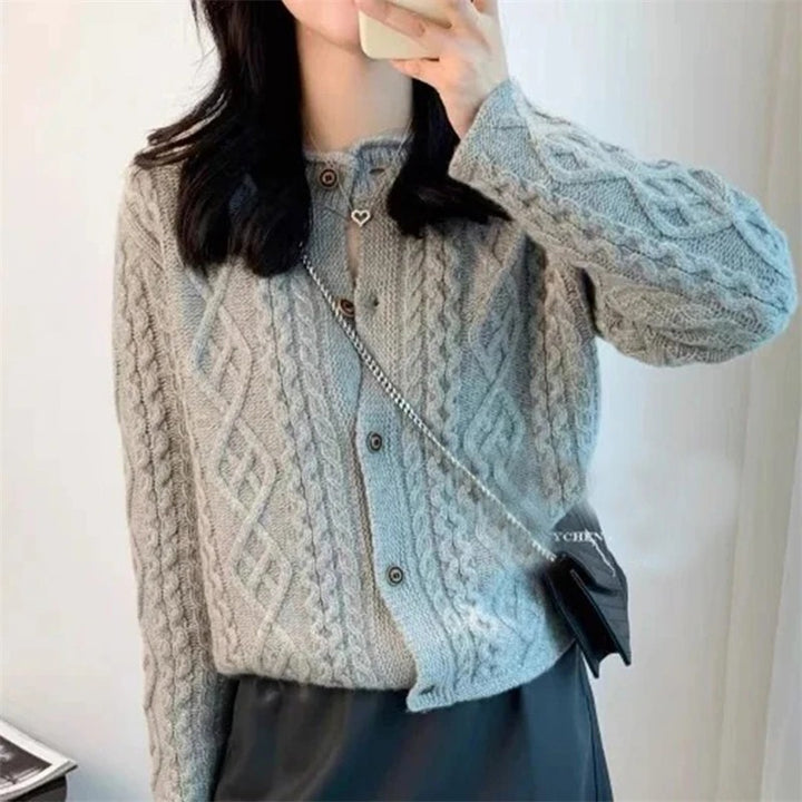 Cadence Cable Wool Cardigan
