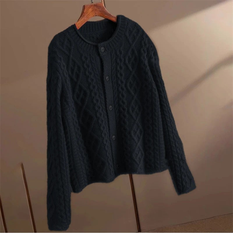Cadence Cable Wool Cardigan