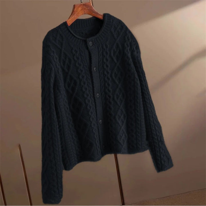 Cadence Cable Wool Cardigan