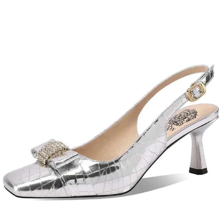 Serrata Crystal Slingbacks