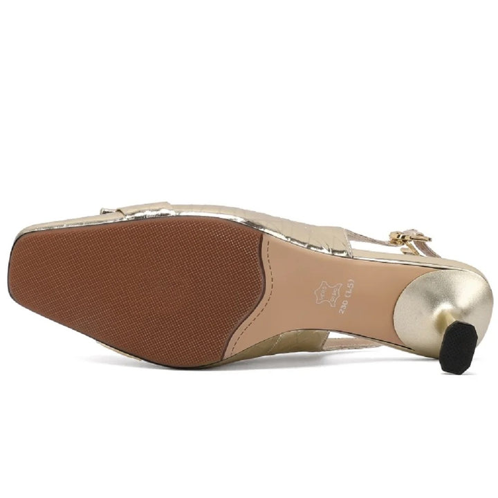 Serrata Crystal Slingbacks