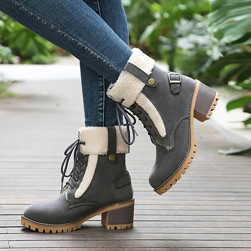 Chalet Shearling Cuff Boots