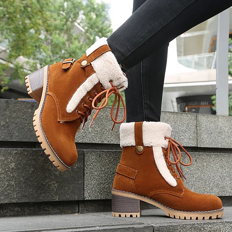 Chalet Shearling Cuff Boots