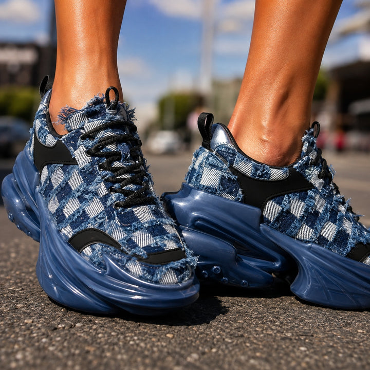 Damiera Checkered Platform Sneakers — ce_brooklyn_s1_01