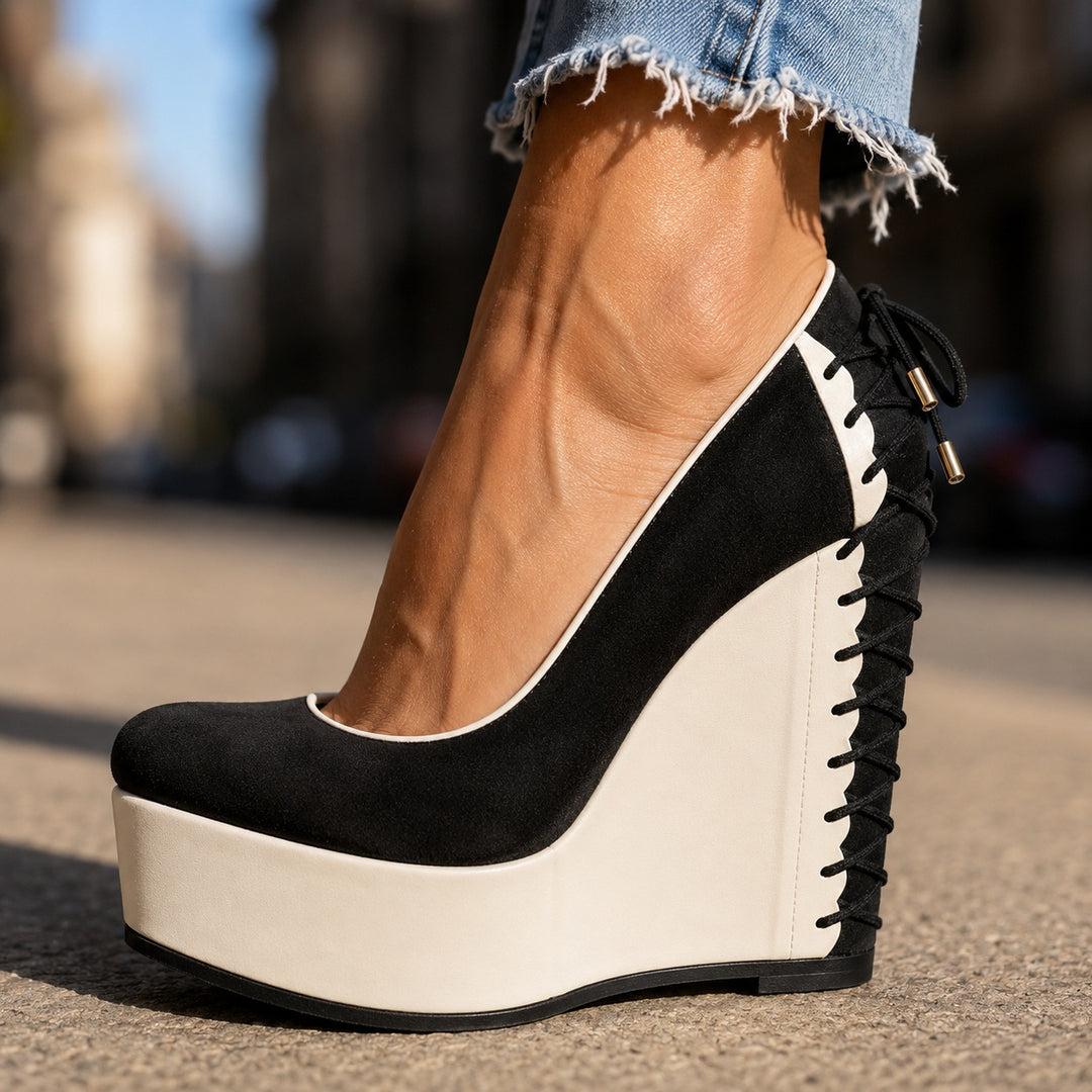 Duchessa Two-Tone Platform Wedges — ce_brooklyn_s2_01