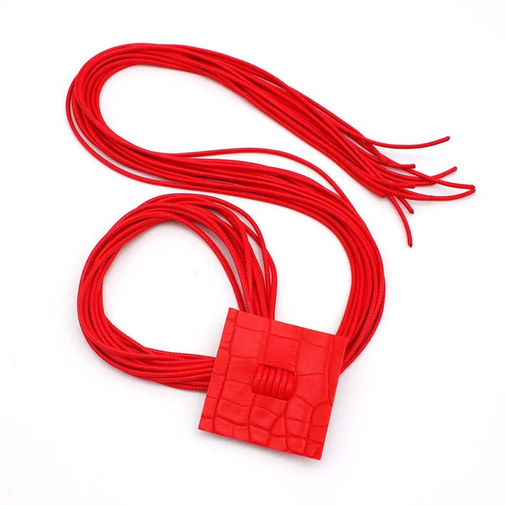 Nomada Fringed Leather Necklace