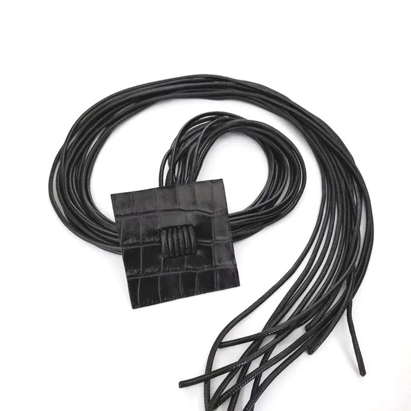Nomada Fringed Leather Necklace