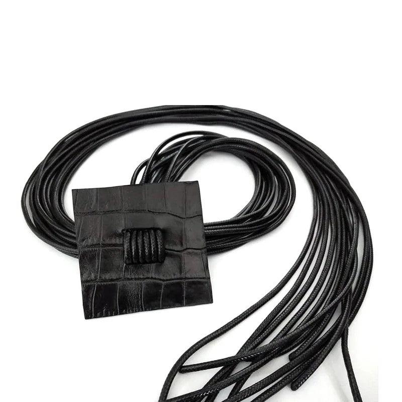 Nomada Fringed Leather Necklace
