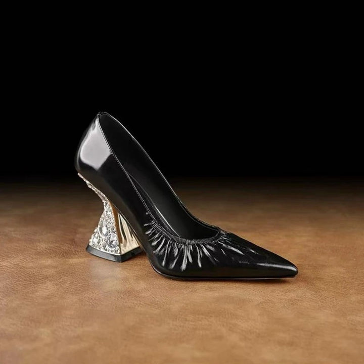 Regina Jewelled-Heel Pumps