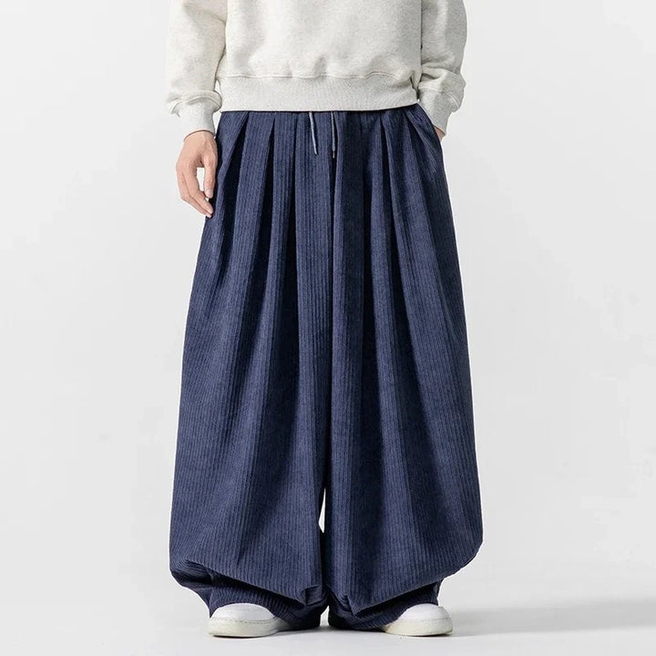 Billow Corduroy Wide-Leg Pants