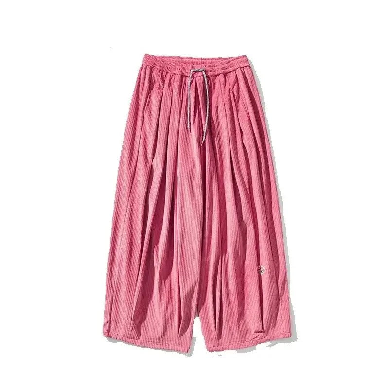 Billow Corduroy Wide-Leg Pants