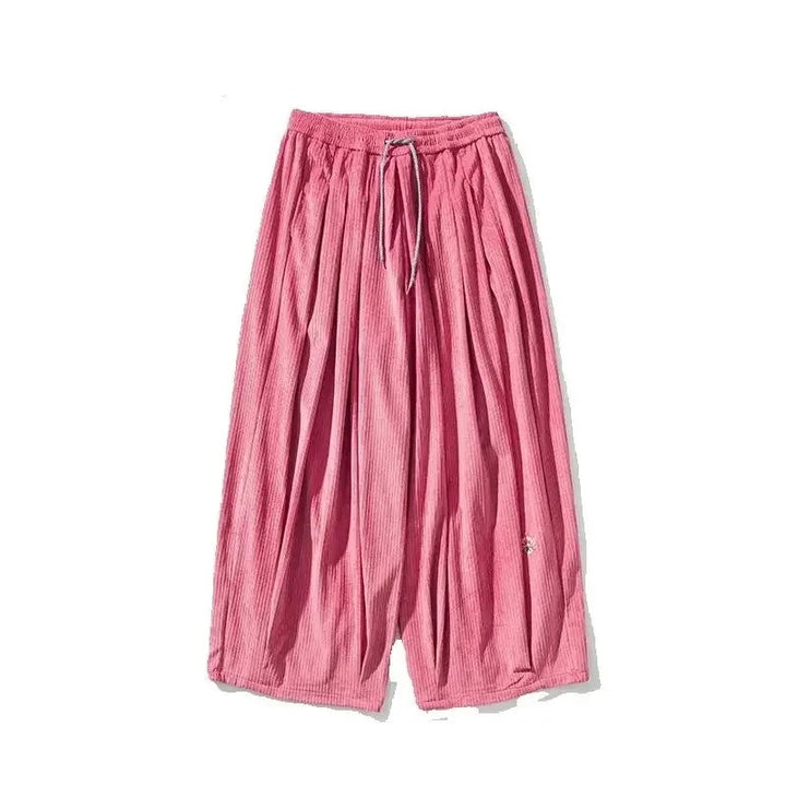 Billow Corduroy Wide-Leg Pants