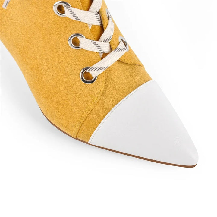 Camoscina Cap-Toe Booties