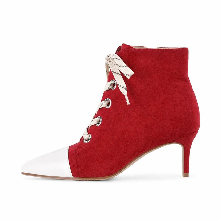 Camoscina Cap-Toe Booties