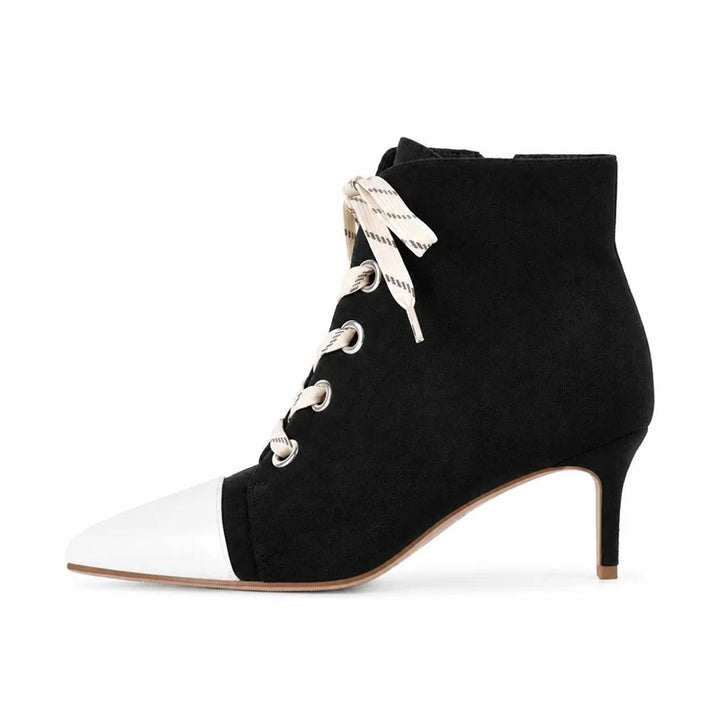 Camoscina Cap-Toe Booties