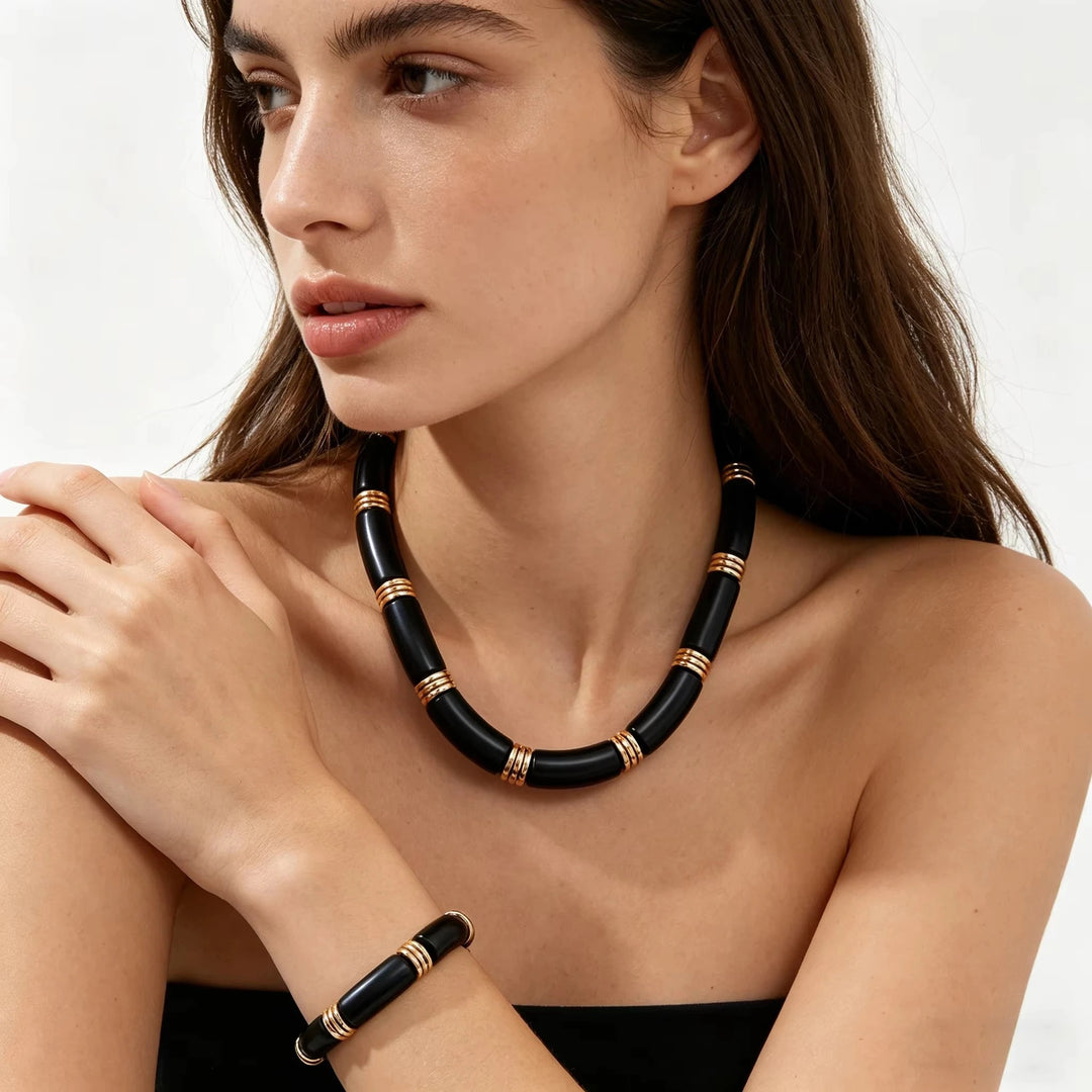 Boulevard Cord Necklace Set