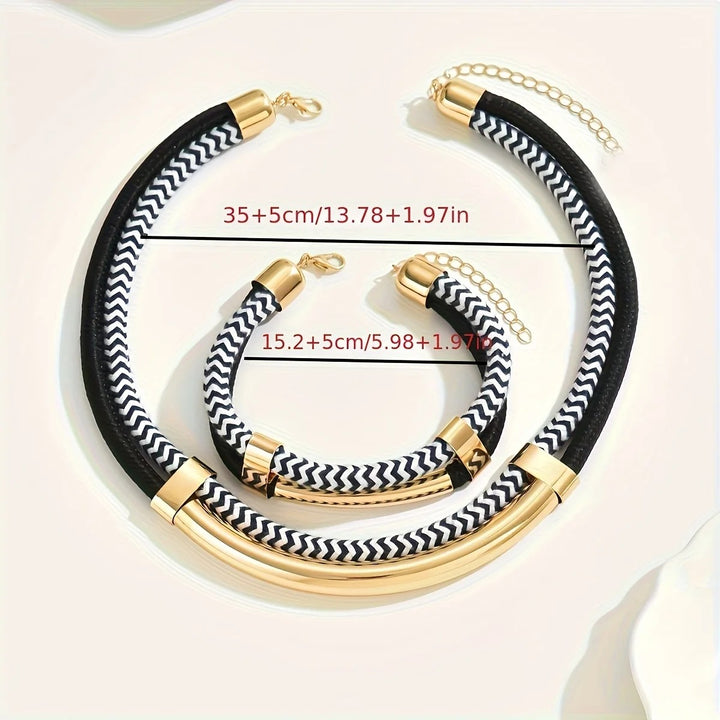 Boulevard Cord Necklace Set