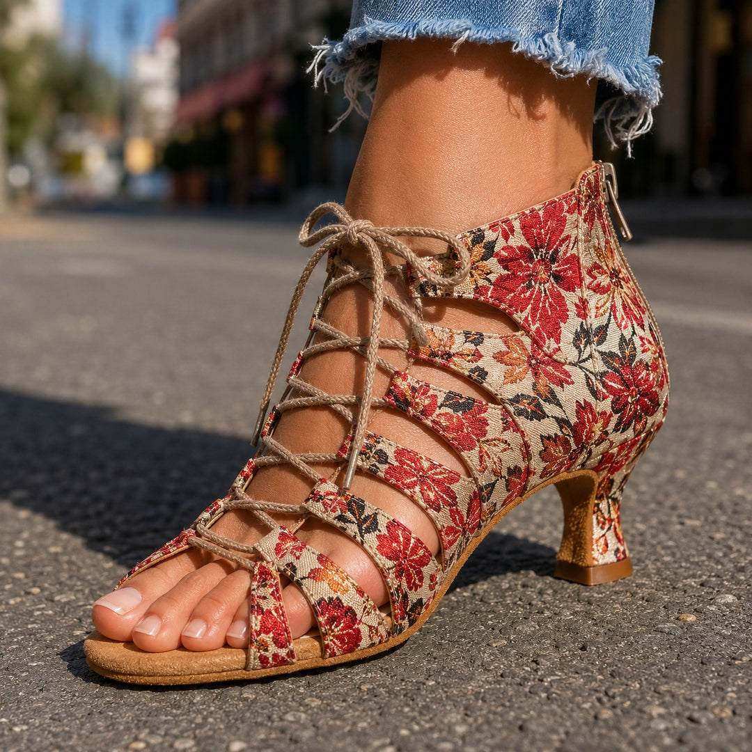 Fioretta Lace-Up Dance Heels — ce_brooklyn_s2_01