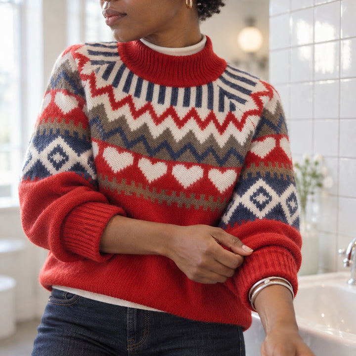 Folklore Jacquard Mock Neck — ce_p4k7_01