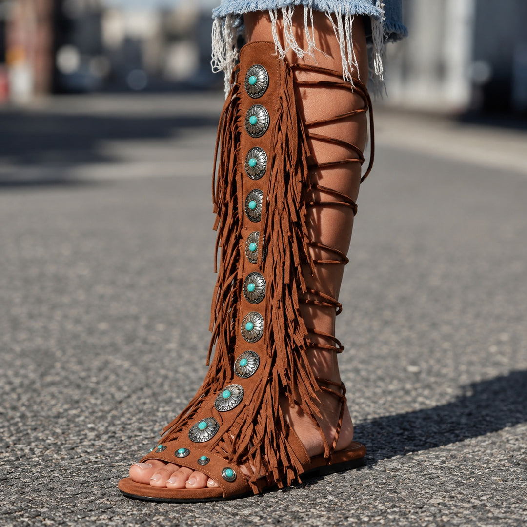 Frangia Concho Gladiator Sandals — ce_brooklyn_s2_01