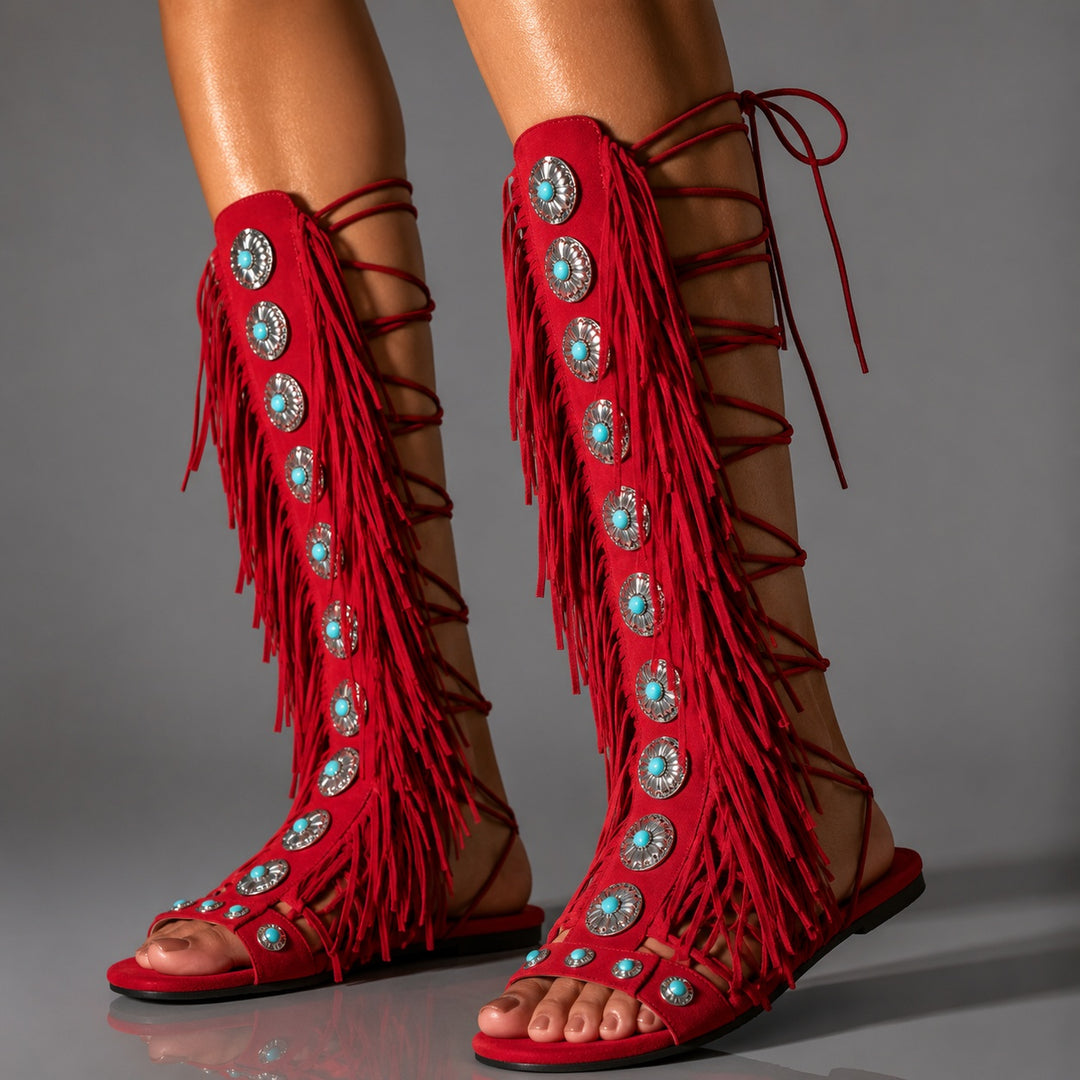 Frangia Concho Gladiator Sandals — ce_brooklyn_s3_01