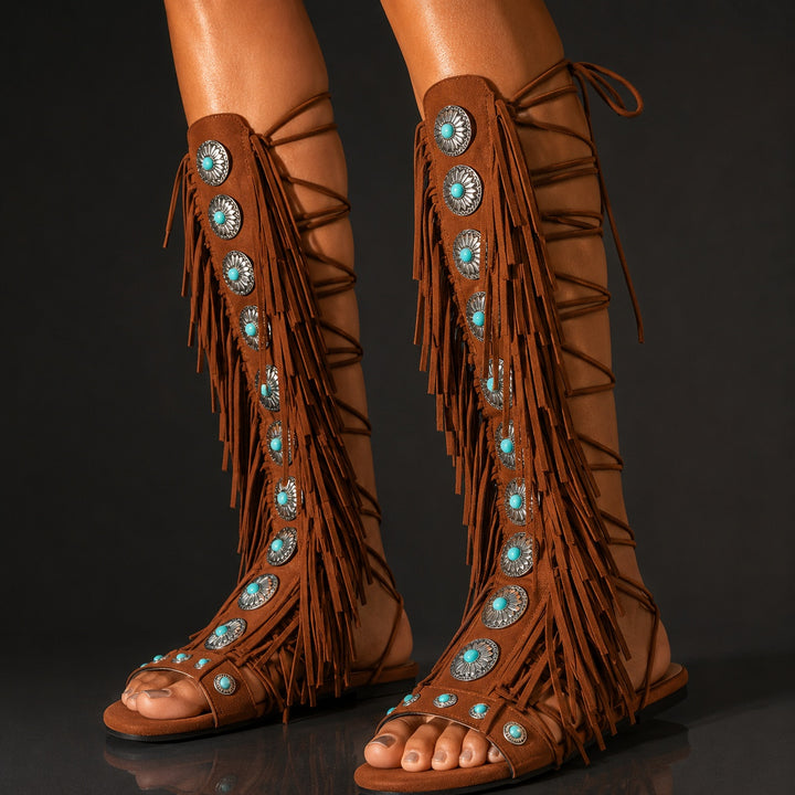 Frangia Concho Gladiator Sandals — ce_brooklyn_s3_01