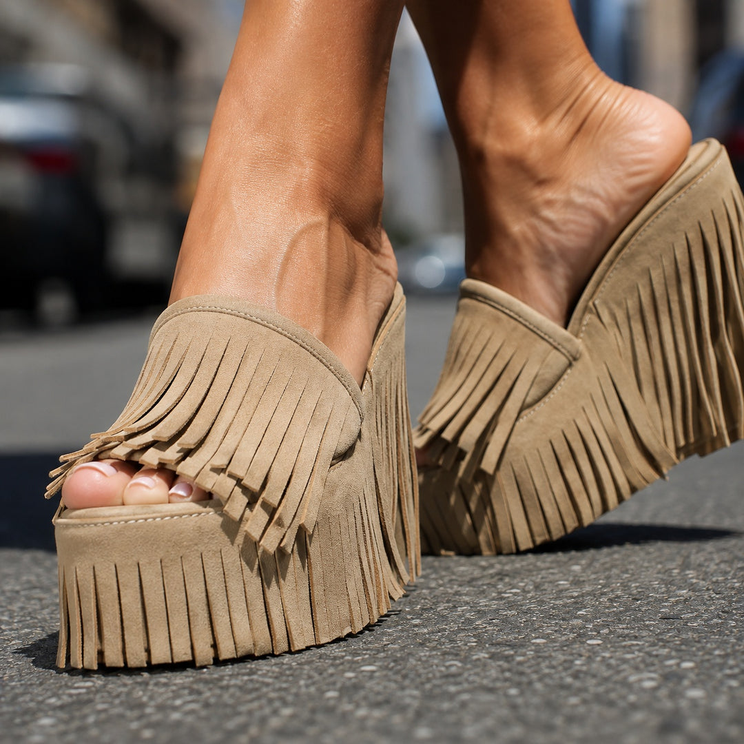 Frangia Fringe Wedge Mules — ce_brooklyn_s1_01