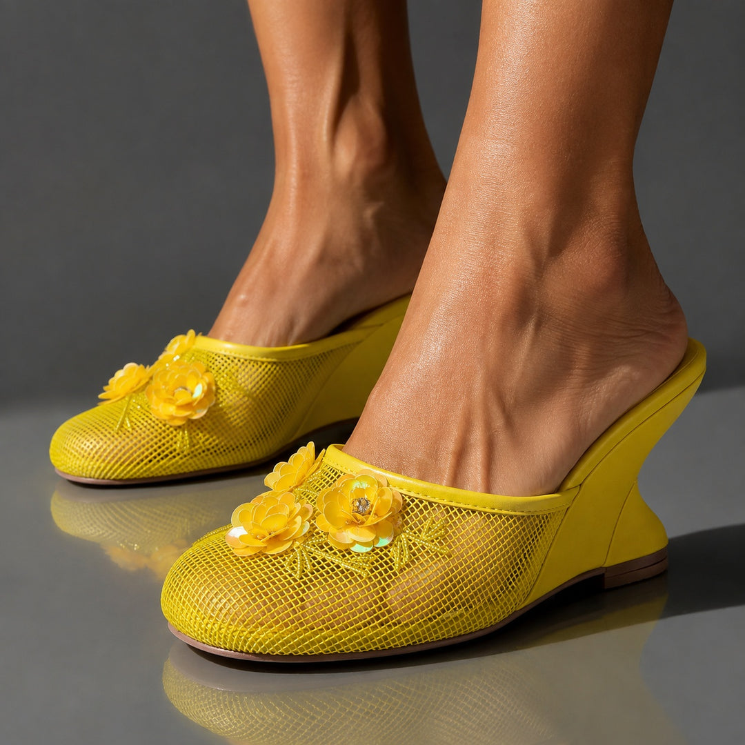 Giardino Mesh Wedge Mules — ce_brooklyn_s3_01