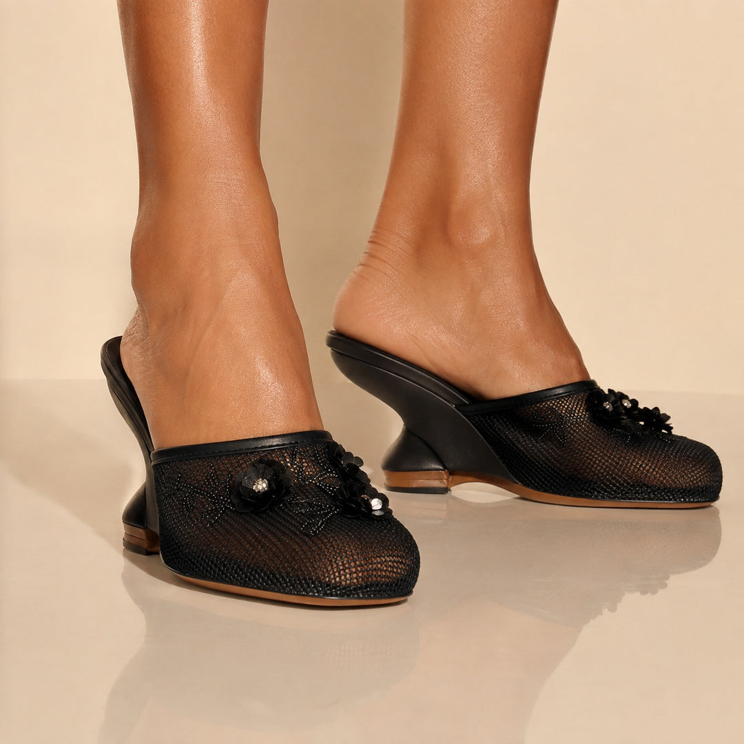 Giardino Mesh Wedge Mules — ce_brooklyn_s3_01
