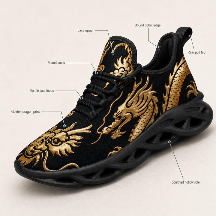 Golden Dragon Mesh Sneakers — ce_metastatic_01