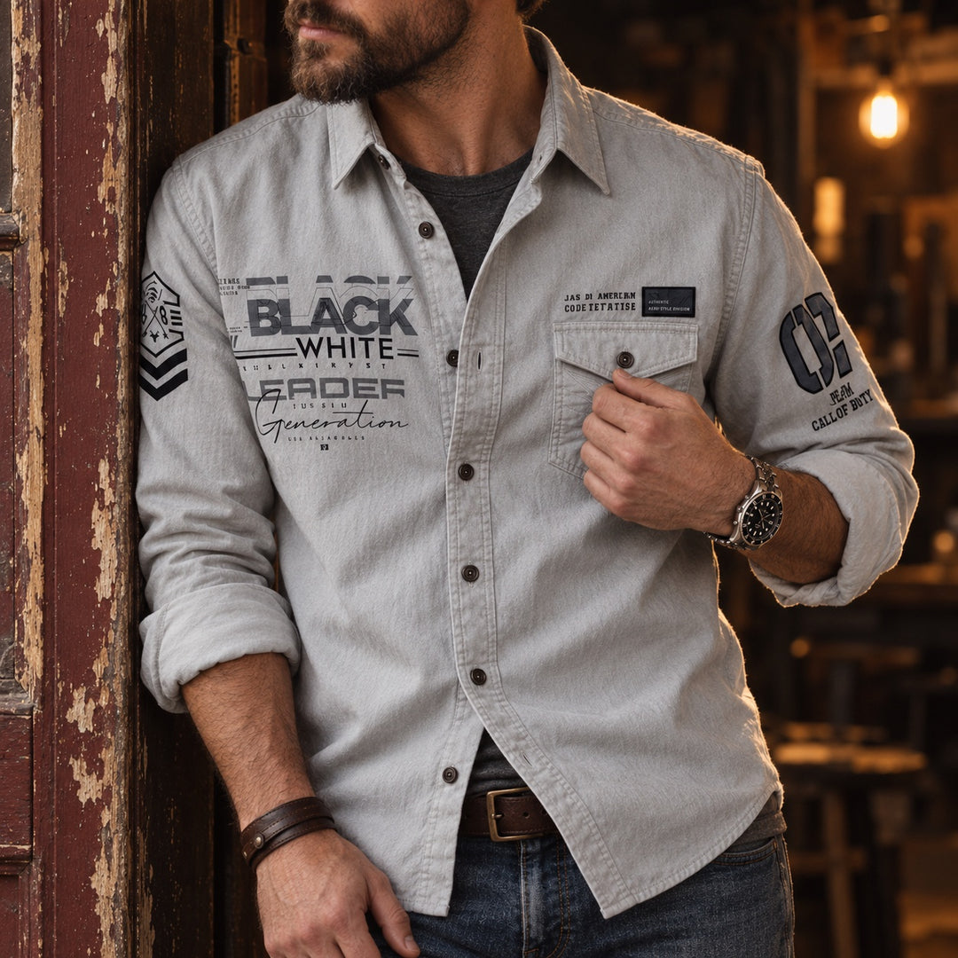 Hangar Graphic Pocket Shirt — ce_maiden_01