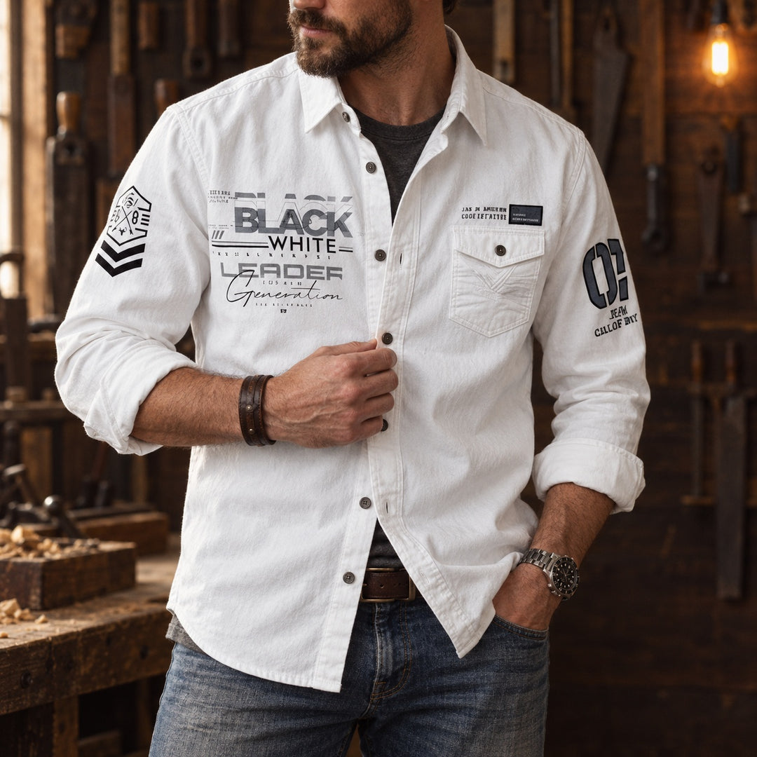 Hangar Graphic Pocket Shirt — ce_maiden_01