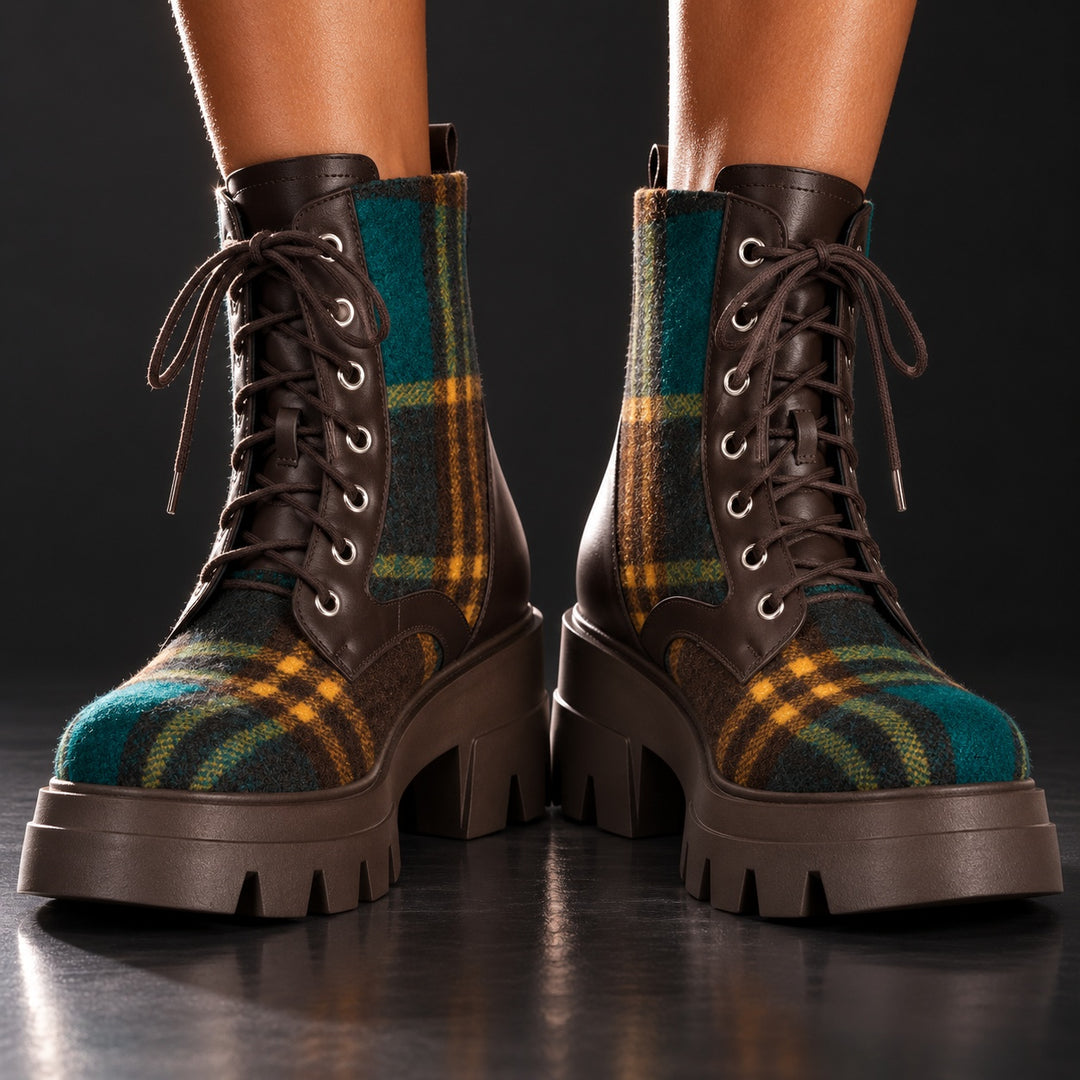 Highland Plaid Combat Boots — ce_brooklyn_s3_01