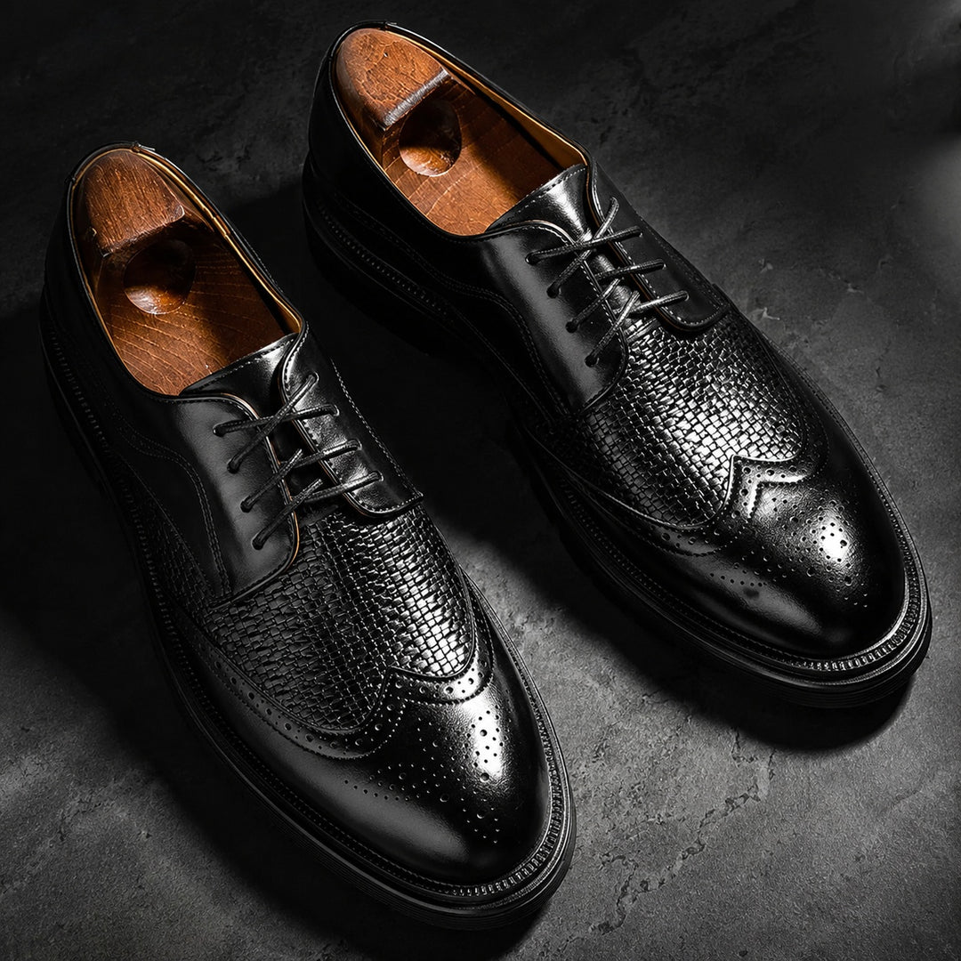 Intrecciato Woven Brogue Derbies — ce_metastatic_08